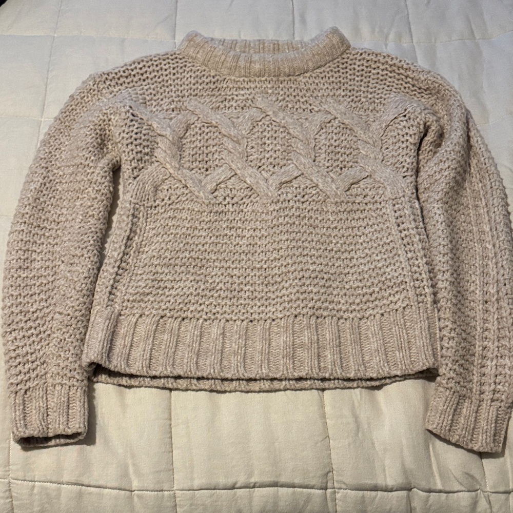 Cozy Cream Knit Sweater